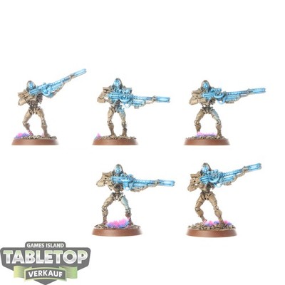 Necrons - 5 Deathmarks - bemalt