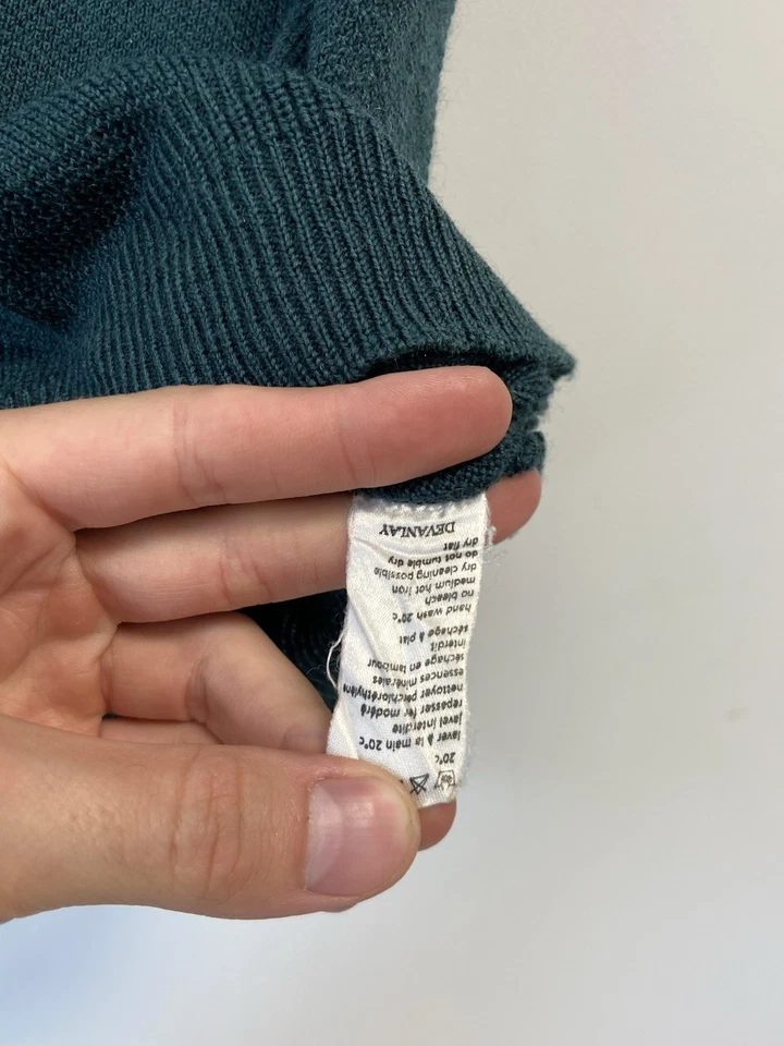 Lacoste 复古背心羊毛 Y2K 风格 6 码男式 — 第 4/4 张图片