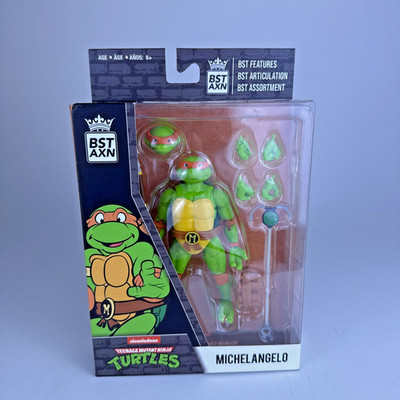BST AXN Teenage Mutant Ninja Turtles Michelangelo Action Figure