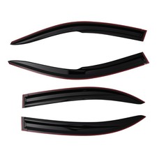 Side Window Rain Guards Visors For Honda Civic 4dr 2001-2005 Outside Mount  Set