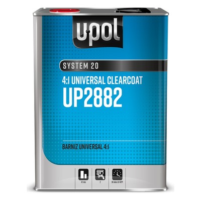 U-POL 2882 4:1 National Rule Universal Clearcoat Gallon (Hardener Not Included)