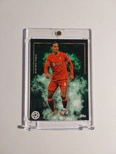 Topps UCC 2021-22 Virgil Van Dijk Liverpool Green Parallel 83/99 Ultra Rare Hit