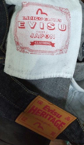 Evisu Heritage Denim Jeans Seagull Embroidery 36 Good Condition - Picture 5 of 5