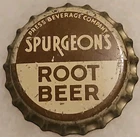 Vintage Spurgeons Root Beer Cork Lined Bottle Cap Crown Unused Centralia WASH.