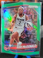 2025 Panini Prizm WNBA #10 Aari McDonald Green Prizms