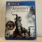 Assassin's Creed III 3: Remastered (Sony PlayStation 4 PS4, 2019)