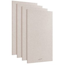 Acoustic Panels, 4 Pack ROOM KIT, Large, 46" x 23", Natural 4 Panels - ROOM KIT