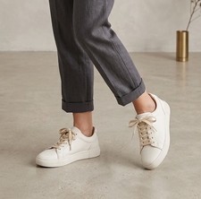 Joie Size 8.5 Harvard White Sneakers Shoes Women s