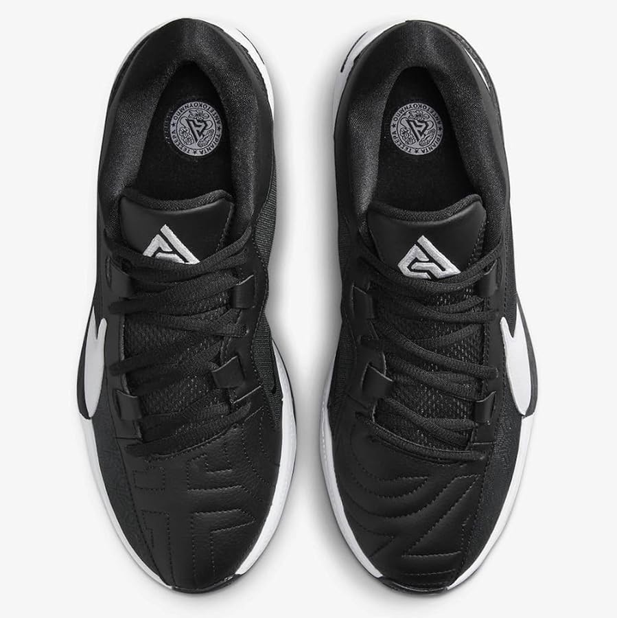 Nike Zoom Freak 5 Team Basketball Shoes Black/Black DZ2946 001 NIB