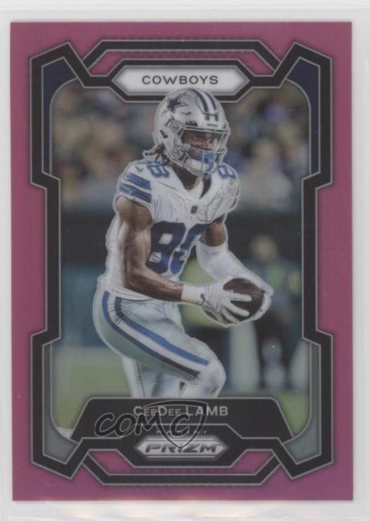 2023 Panini Prizm Pink Prizm CeeDee Lamb #72 0c9e