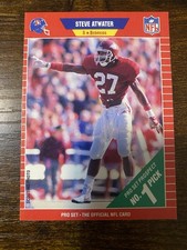 1989 Pro Set #492 Steve Atwater RC Rookie Card Denver Broncos