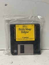 Broderbund Print Shop Deluxe Macintosh 3.5  Floppy Disks 4-Disk Set 1993 Mac
