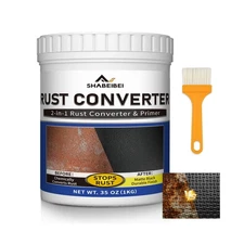 Rust Converter & Metal Primer -Removes Rust, Encapsulates & Protects, Works a...