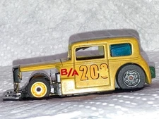 1970’s Tyco TCR Yellow Hot Rod W/Yellow Rims Slotless Car Tested, Runs See Video