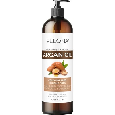 velona Argan Oil - 8 Fl Oz | 100% Pure and Natural | Morocco Oil | Skin, Body an