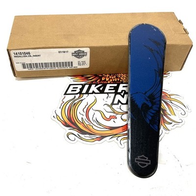 NEW Genuine Harley Street Road Glide Special Blue Eagle Console Insert 14101046