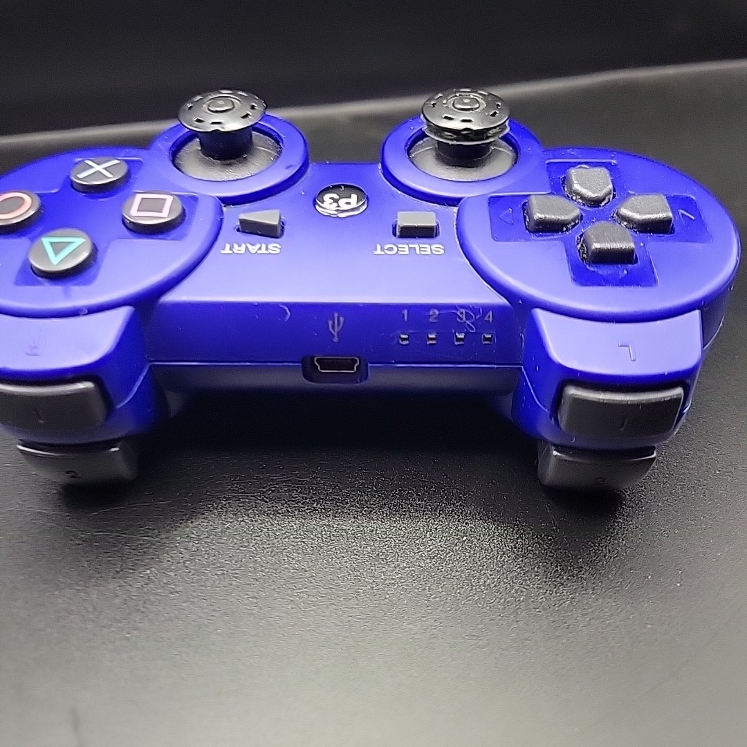 P3 Blue Wireless Bluetooth Controller for PS3 Sony PlayStation 3 Tested Works