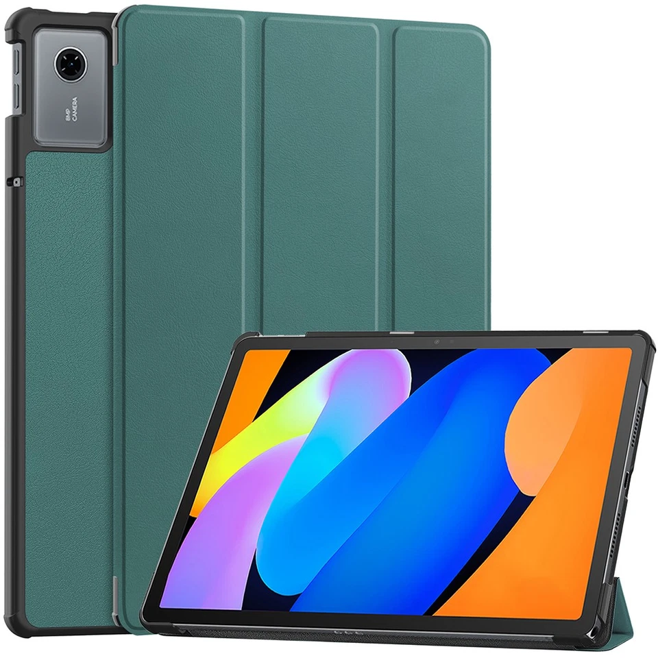 Funda para Tablet Lenovo Tab Idea 11 2025 Cuero Antigolpes Plegable Soporte Cubierta Foto 2 de 4