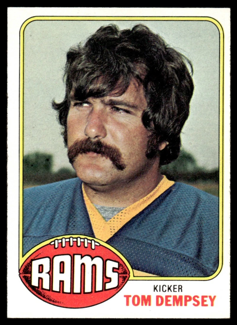 1976 Topps TOM DEMPSEY #519 Los Angeles Rams
