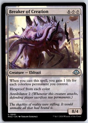 Breaker of Creation 1 UC Modern Horizons 3 Magic: The Gathering NM/M