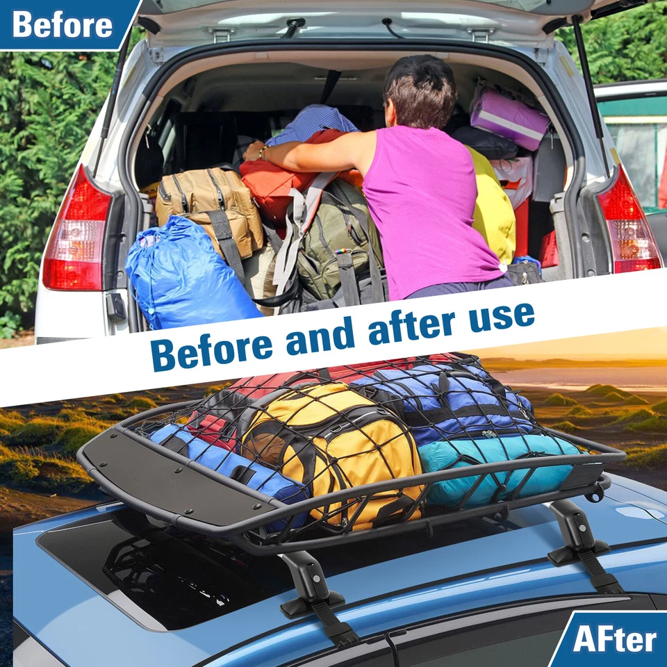 Portaequipajes cruzado barra portaequipajes de techo superior para auto con cerradura para Acura Integra TSX Foto 2 de 4