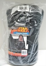 STAR WARS Child's Lightweight Hooded Towel 25" x 50" New with Tags