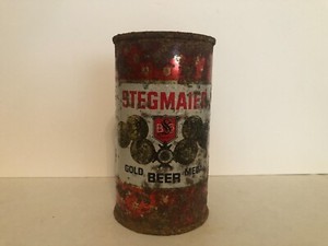 1950s Stegmaier Gold Medal Beer Flat Top Can, Stegmaier Brwg, Wilkes-Barre, PA