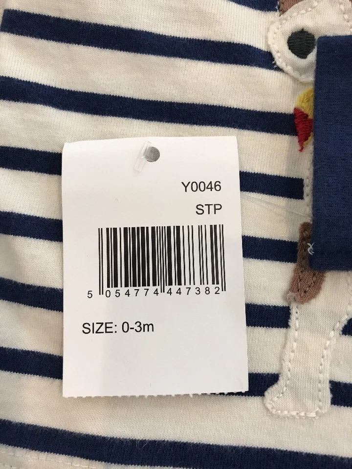 Top raglán con apliques de perro real Mini Boden 0-3 meses precio minorista $25 $19,50 nuevo con etiquetas Foto 4 de 4