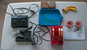 Soldering "starter kit" - iron, stand, Leponitt controller,  solder, copper tape