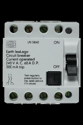 MK 63 amp 30 mA Double Pôle RCD LN 5760 S