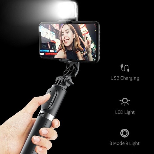 Bluetooth-compatible Selfie Stick Tripod - 第 2/8 張圖片