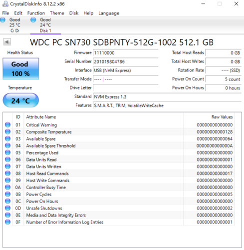 NEW W-D Black SN730 512GB M2 PCIe NVMe SSD M.2 NEWEST & ULTRA FAST MODEL 500GB - Picture 7 of 7