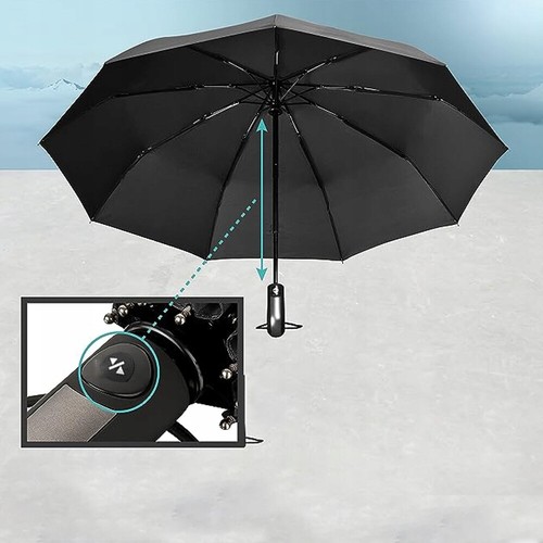 Regenschirm Automatik Stabil Sturmsicher Windfest Herren Damen Taschenschirm DHL - Bild 16 von 23
