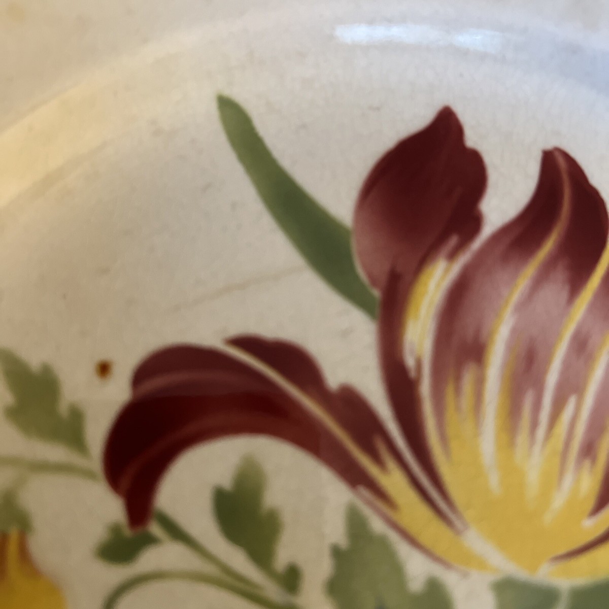 Luneville France K&G Faience Tulips 9-5/8” Tulipe Plate | eBay