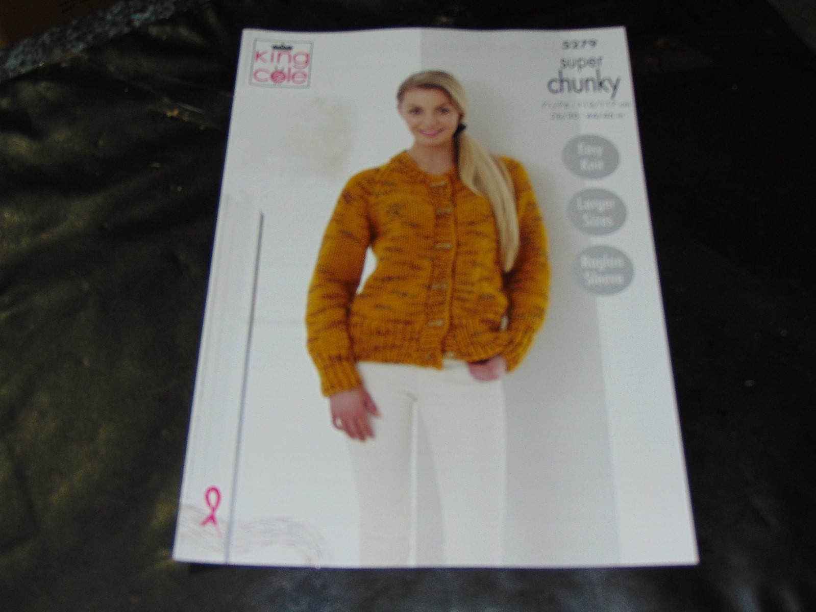 King Cole Super Chunky Knitting Pattern 5279 Cardigan, Hat, Scarf and Cowl