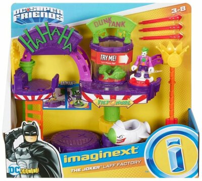 Imaginext JOKER LAFF FACTORY PLAYSET DUNK TANK DC SUPERFRIENDS | eBay