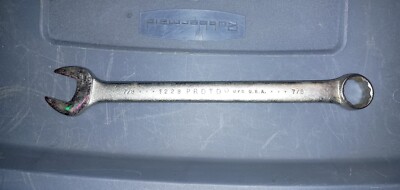 Proto Wrench 1228 Combination Wrench 7/8'' Professional Tool Hand tool