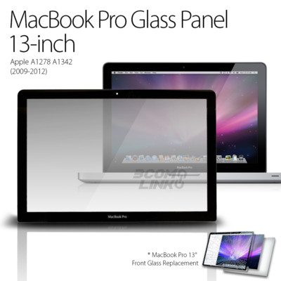 Apple Unibody Macbook Pro LCD Glass Lens Screen Cover A1278 13'' US Replacement