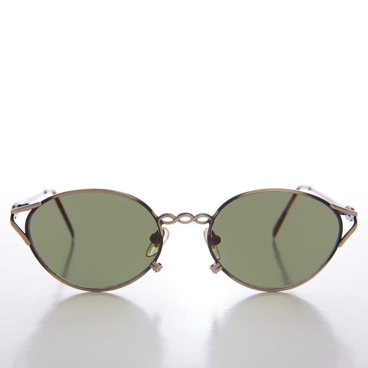 Retro Oval Cat Eye Sunglasses 90s Style UV Protection Oval Cat Eye 90s Vintage Sunglasses - Vista – Sunglass Museum main image 3