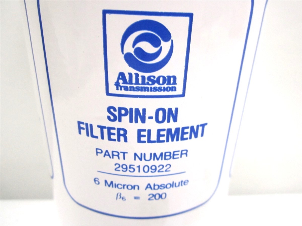 29510922 GENUINE Allison Transmission Fluid Filter 6 Micron