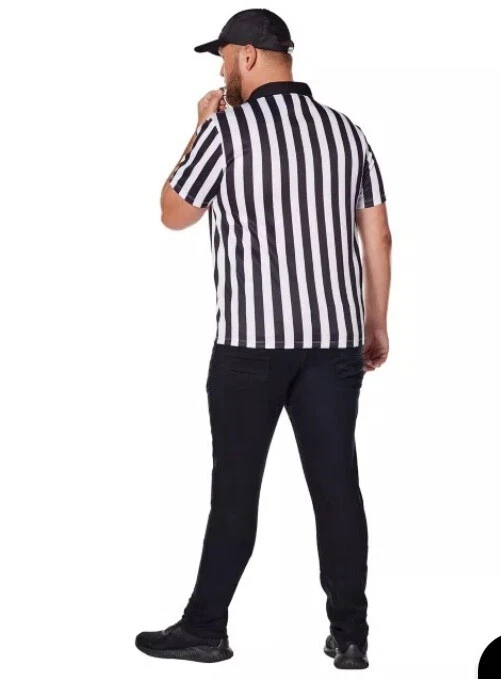 Kit Disfraz Árbitro Hombre Adulto Talla Grande Plus XXL Foto 2 de 3