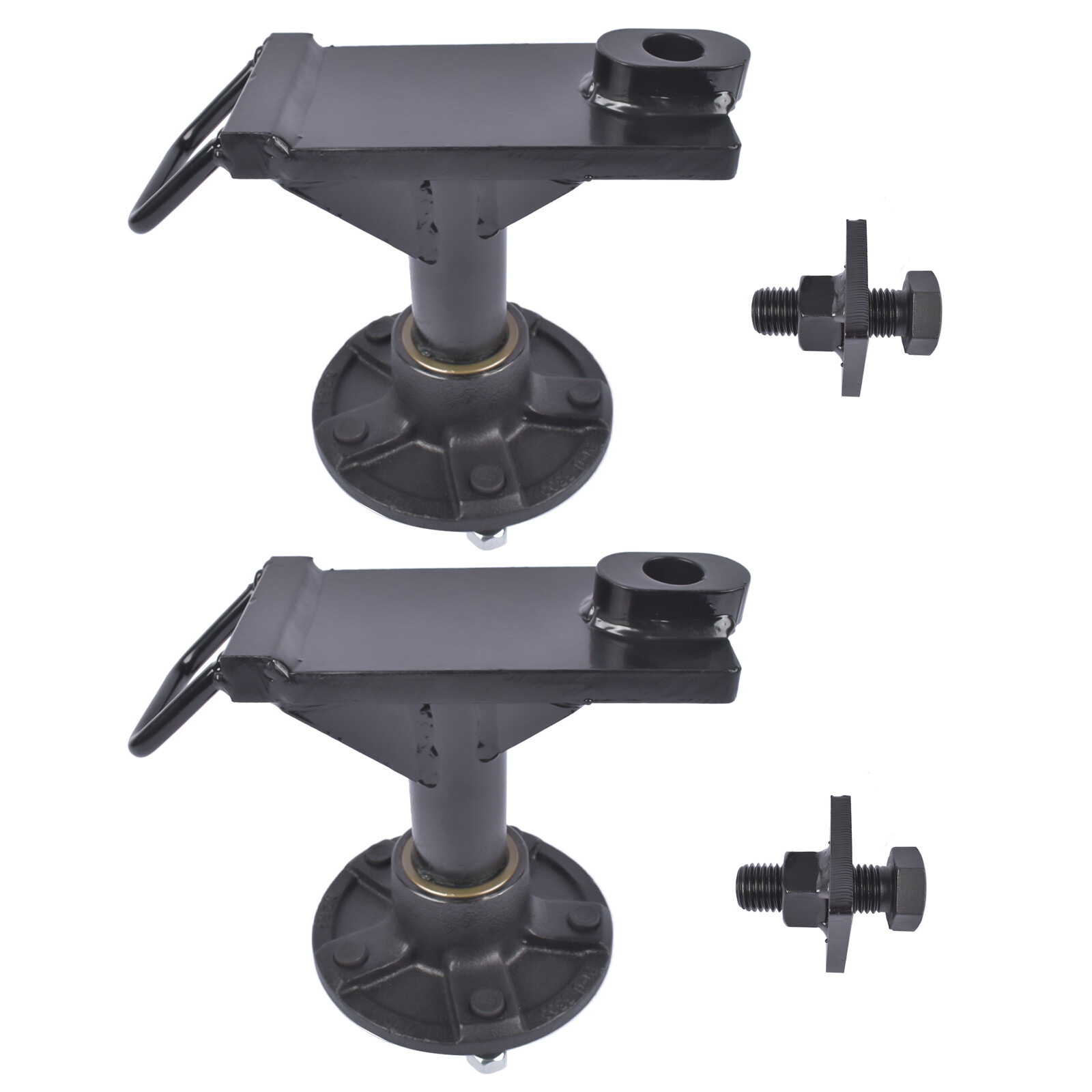 5x 5.5 Lug Superior Shipping Container Wheels, Bolt-on Spindle Kit Brand New