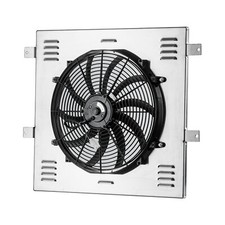 Aluminum Radiator Shroud 16 Fan Relay For 99-2000 Jeep Grand Cherokee 4.7l V8