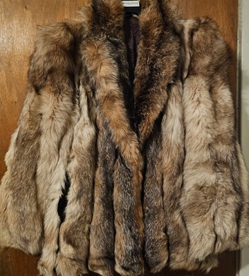 Vintage Crystal Fox Fur Coat from Shulman Furs