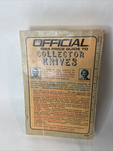 The Official 1984 Price Guide to Collector Knives - Paperback - - Imagen 4 de 7