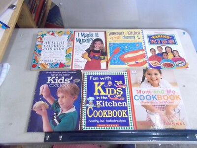 7 KIDS COOKBOOKS HEALTHY MADE IT MYSELF WITH MOMMY KITCHEN BAKING MOM STEP BY