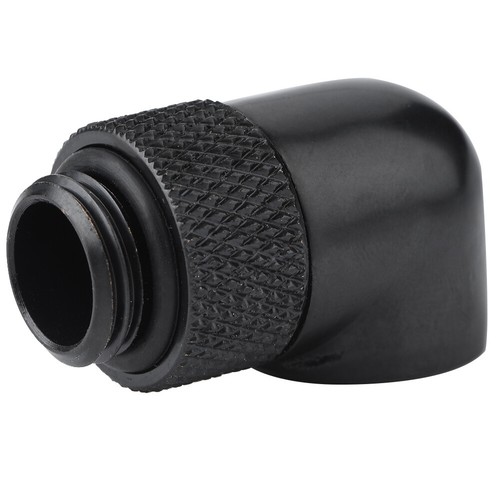 (Black) Tube Fitting 90 Degree Angle Tube Fitting PC Water Cooling - Afbeelding 8 van 9