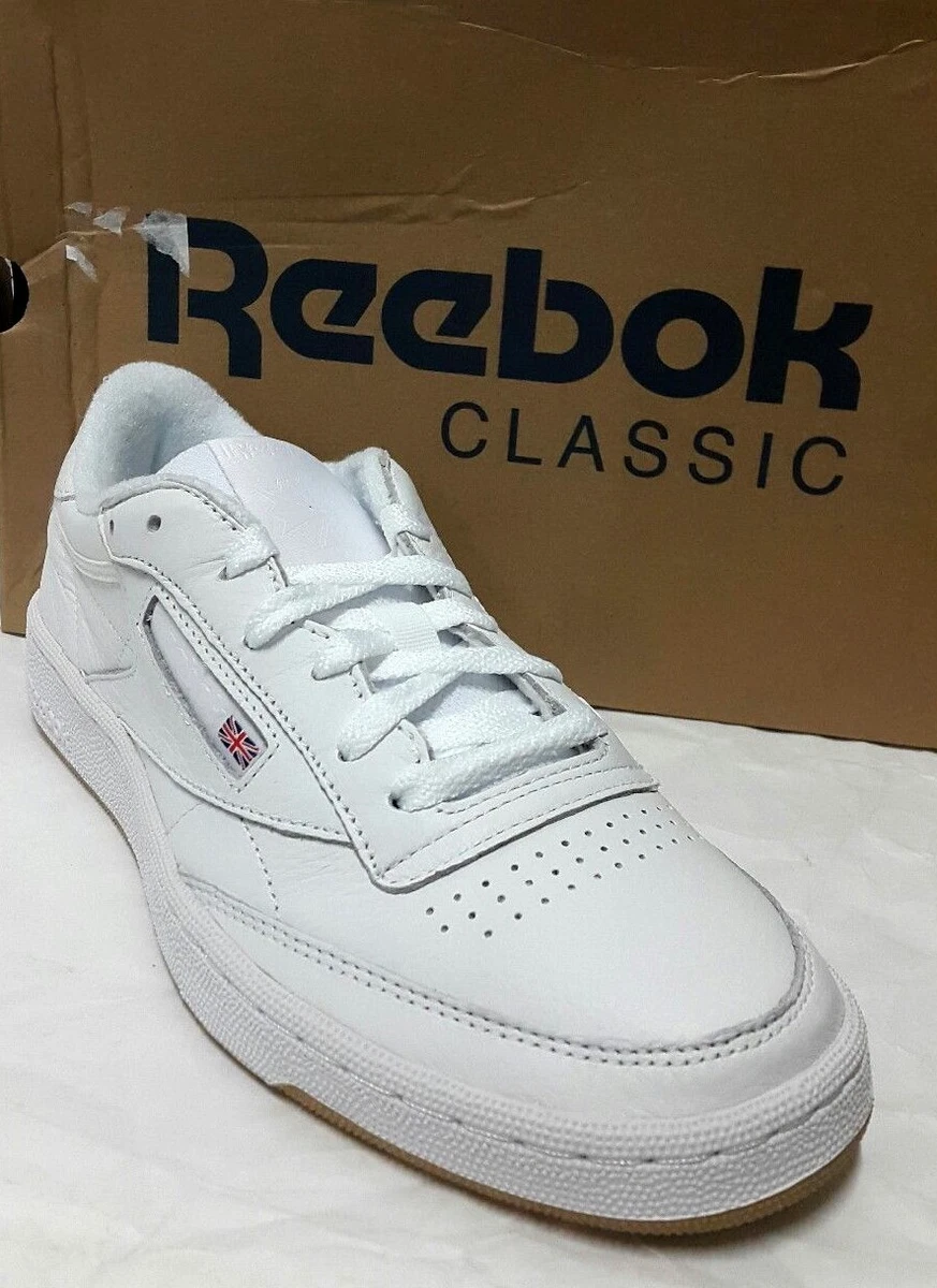 NEW Reebok Club C 85 Estl White Leather UK 6/EU 39