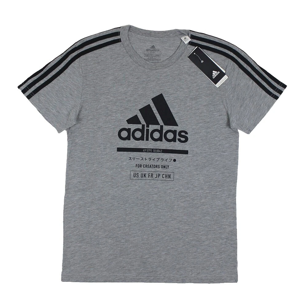 Listrado de algodão Activewear Tops for Men