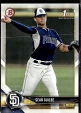 2018 Bowman Paper  Sean Guilbe San Diego Padres #BD144  5 Card Lot